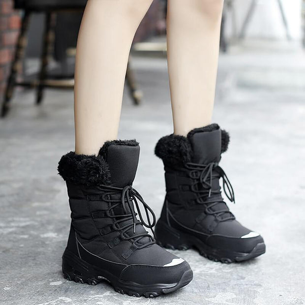 Women's winter warm comfortable villi non-slip boots cl