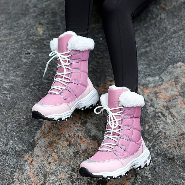 Women's winter warm comfortable villi non-slip boots cl