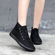 women's casual fashion flat breathable comfortable high top shoes