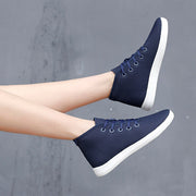 women's casual fashion flat breathable comfortable high top shoes