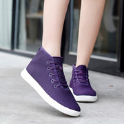 women's casual fashion flat breathable comfortable high top shoes