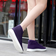 women's casual fashion flat breathable comfortable high top shoes