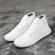 women's casual fashion flat breathable comfortable high top shoes