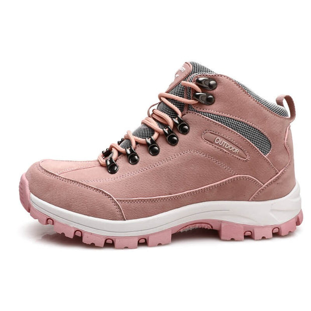 Women's winter warm comfortable slip-resistant outdoor hiking high top shoes