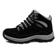 men winter thermal villi outdoor non-slip hiking high top shoes