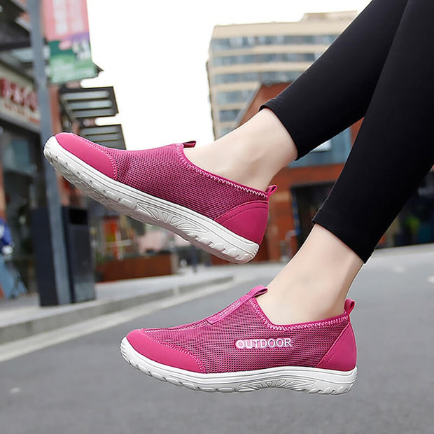 Women's summer breathable comfortable lightweight walking shoes