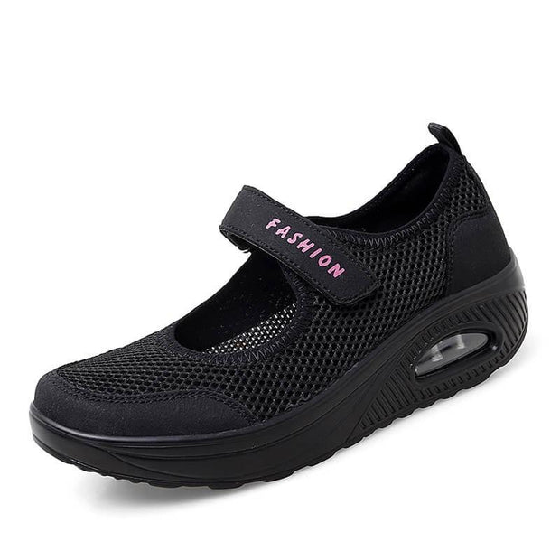 Women's stretchable breathable lightweight walking shoes CL