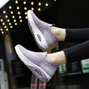 women's elastic stretchable lightweight breathable leisure running shoes CL