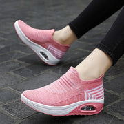 women's elastic stretchable lightweight breathable leisure running shoes CL