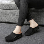Women's breathable lightweight air cushion slip-on walking slippers CL