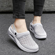 Women's Breathable casual air cushion slip-on shoes