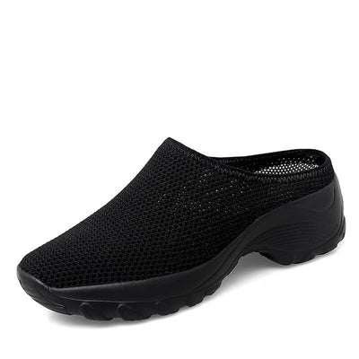 Women's Summer Fashion Simple Breathable Walking Street Slip-on Shoes CL