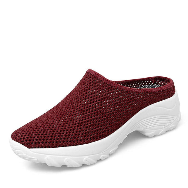 Women's Summer Fashion Simple Breathable Walking Street Slip-on Shoes