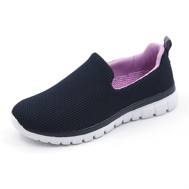 Women's breathable lightweight comfortable flat shoes