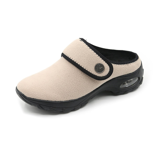 Women's warm middle heel comfortable casual sandals and slippers