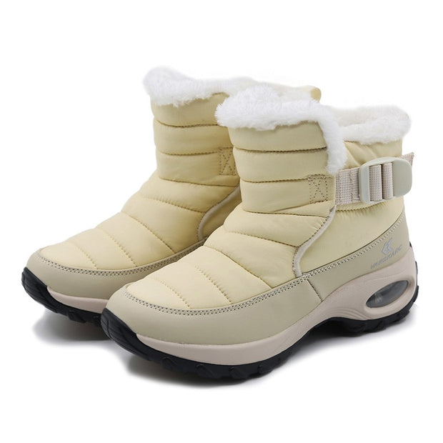 Women's winter fashion warm down casual shoes