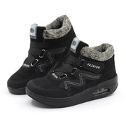 Women's warm thick heel air cushion comfortable  boot  shoes
