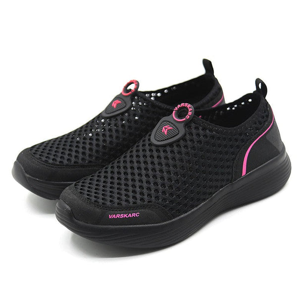 VARSKARC Women's Casual Walking Sneakers Lightweight Breathable Flat Shoes 的副本