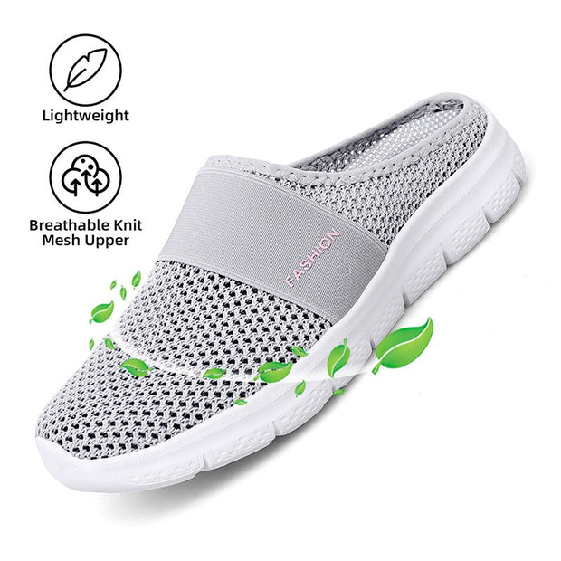 Women's stretchable breathable lightweight walking shoes