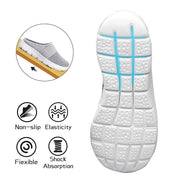 Women's stretchable breathable lightweight walking shoes