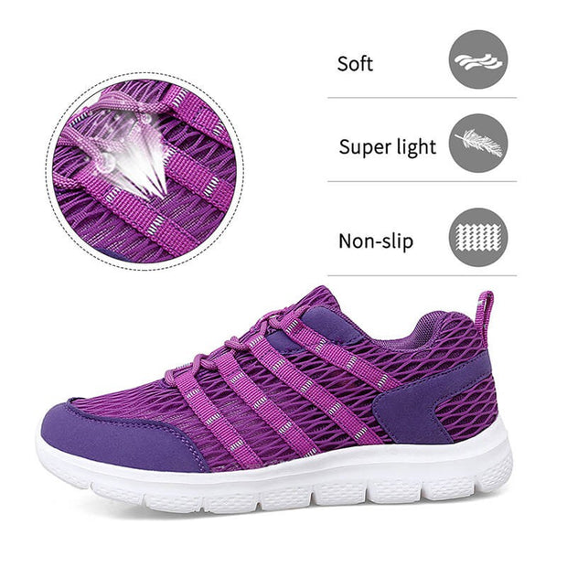 Women's Breathable Lightweight Leisure Shock Sneakers