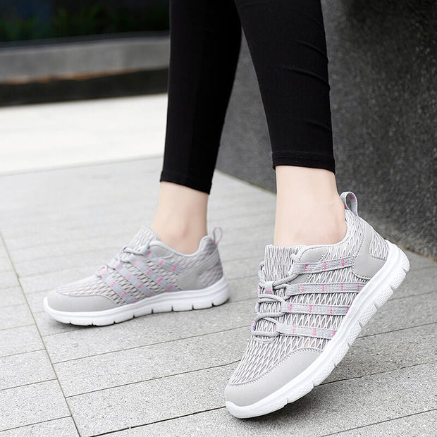 Women's Breathable Lightweight Leisure Shock Sneakers