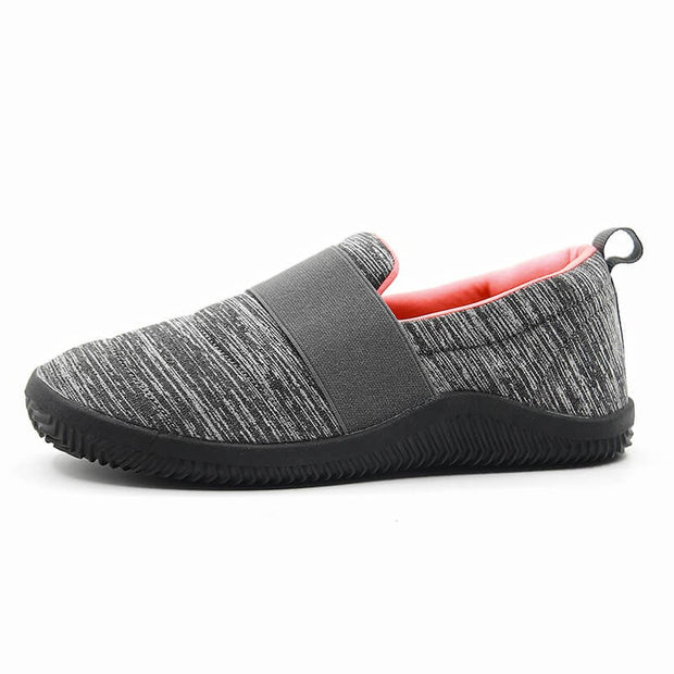 Women's Wide Comfortable Soft Slip On Walking flat shoes